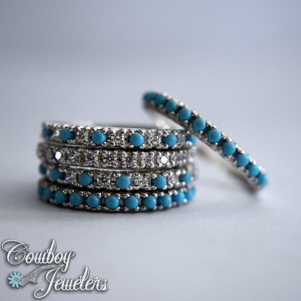 Turquoise Eternity Band