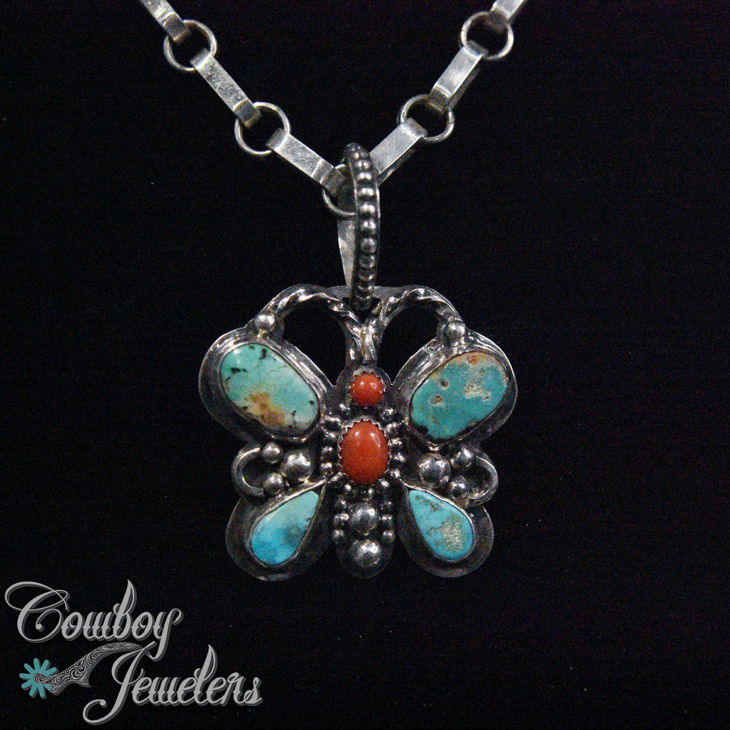 201  Sterling silver .925 Butterfly Pendant