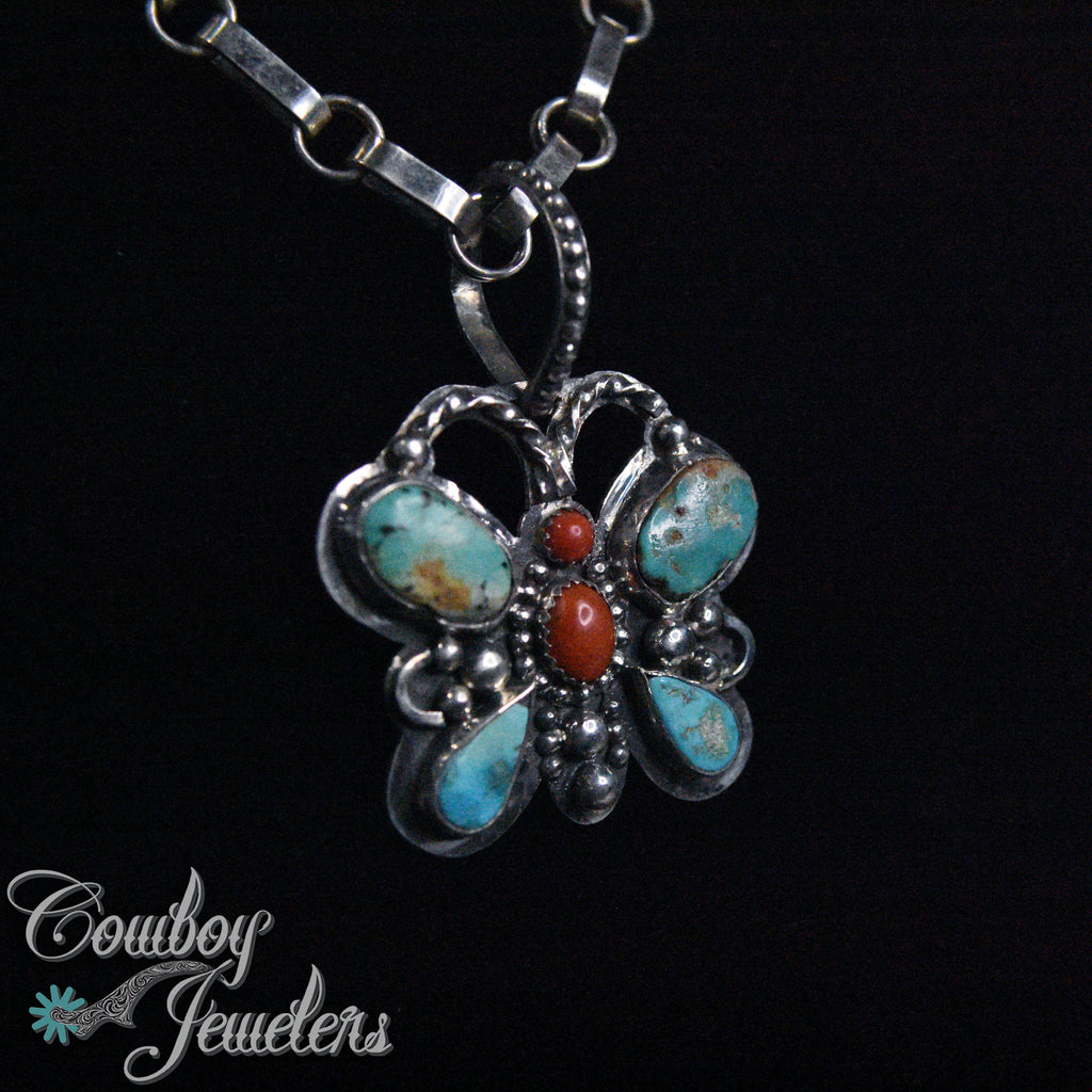 201  Sterling silver .925 Butterfly Pendant