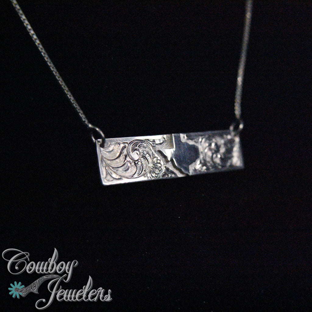 206 - Texas bar necklace