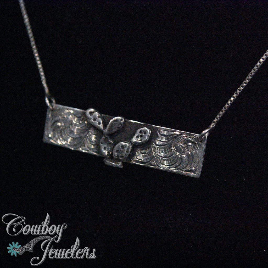 207 -  Cactus bar necklace