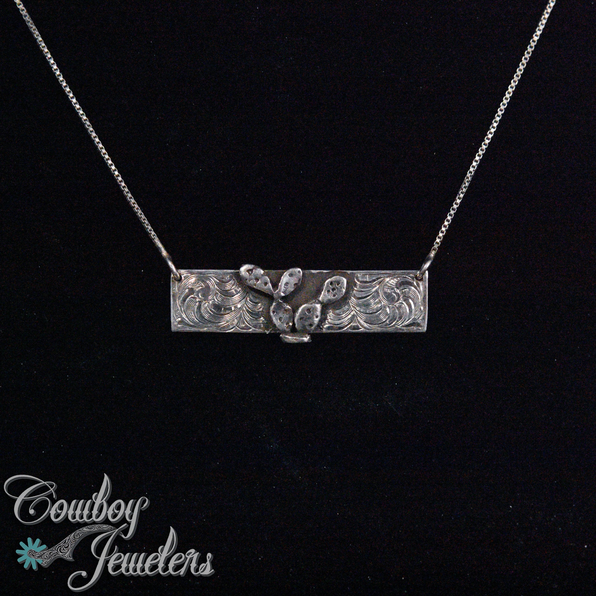 207 -  Cactus bar necklace