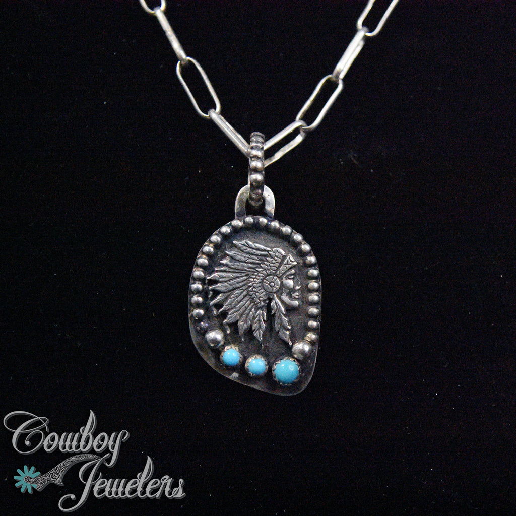 209 - Indian head medallion