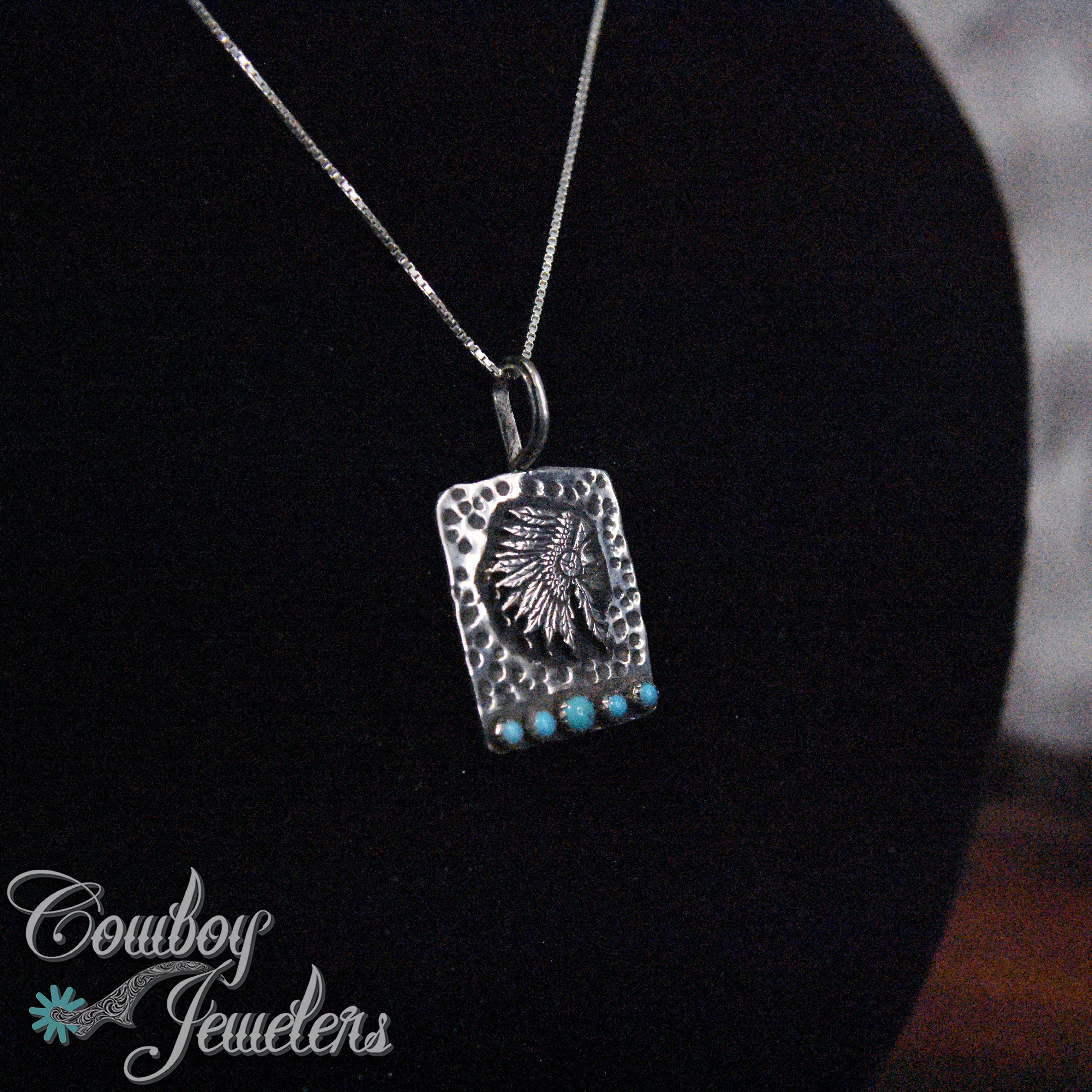 210 - Indian head pendant