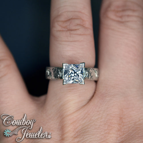 5122 - Size 6 1/2 : Ready to ship, Sterling silver and CZ ring