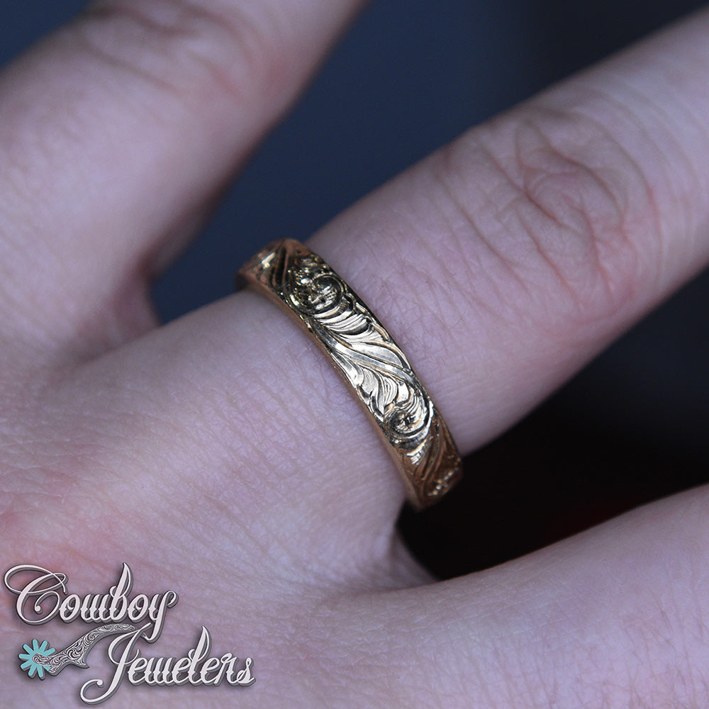 304 - Size 7 : Ready to ship, 14k yellow gold