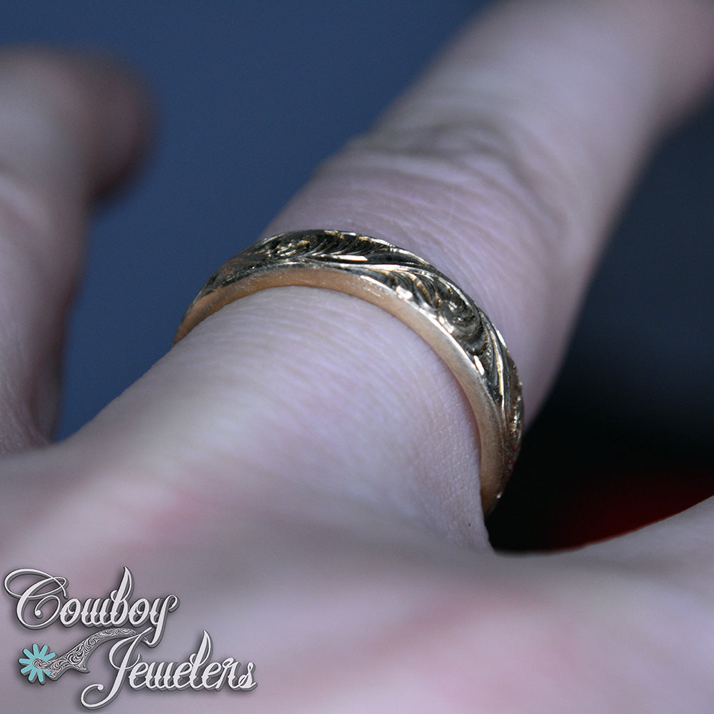 304 - Size 7 : Ready to ship, 14k yellow gold