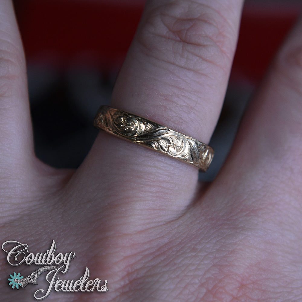 304 - Size 7 : Ready to ship, 14k yellow gold