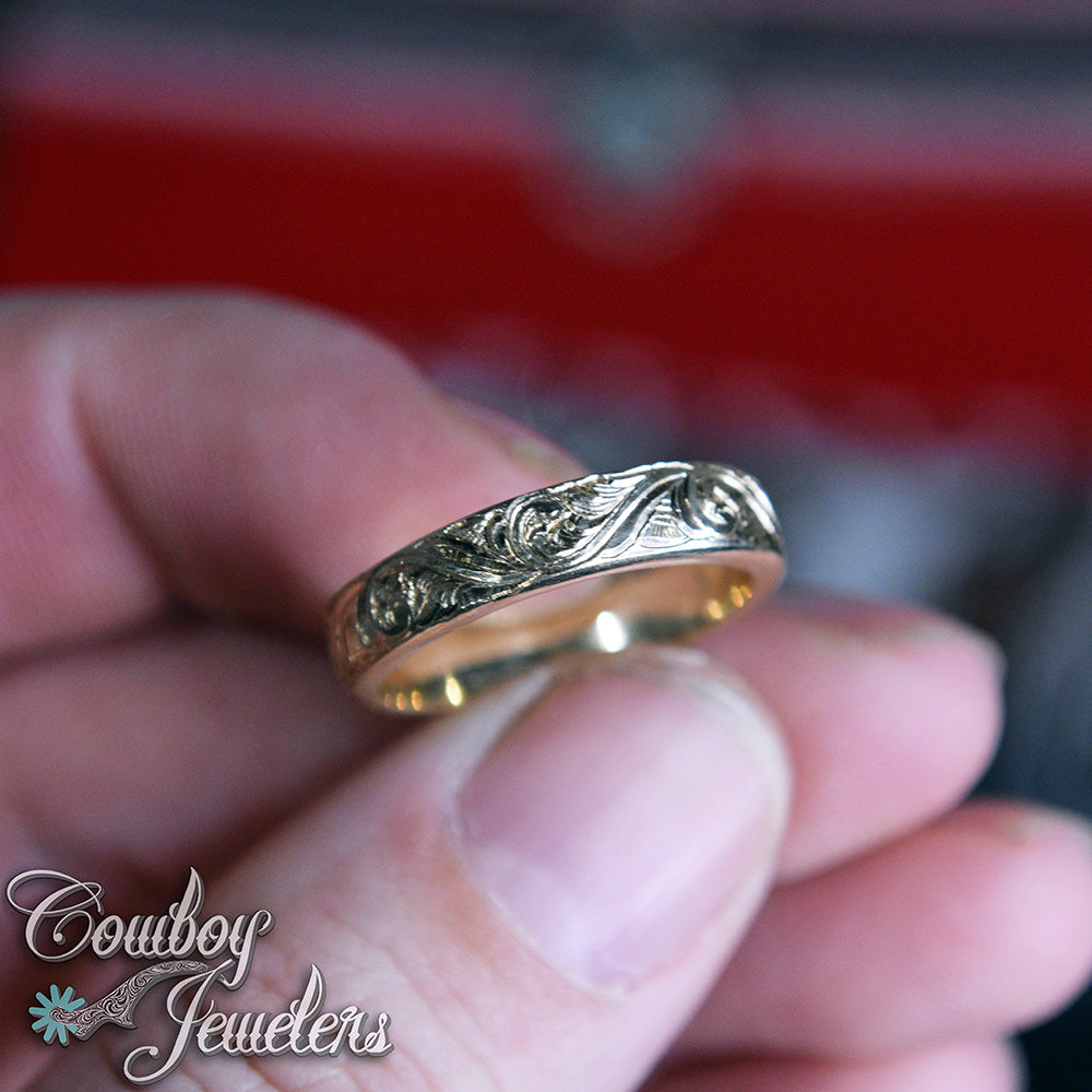 304 - Size 7 : Ready to ship, 14k yellow gold