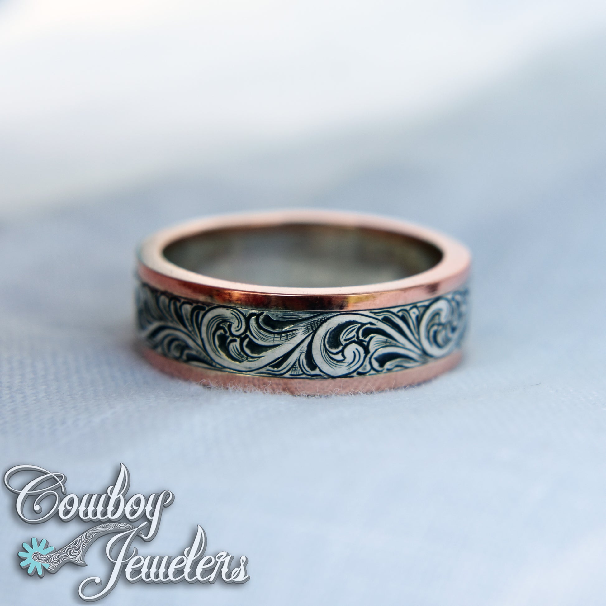 5507 rose gold and sterling band