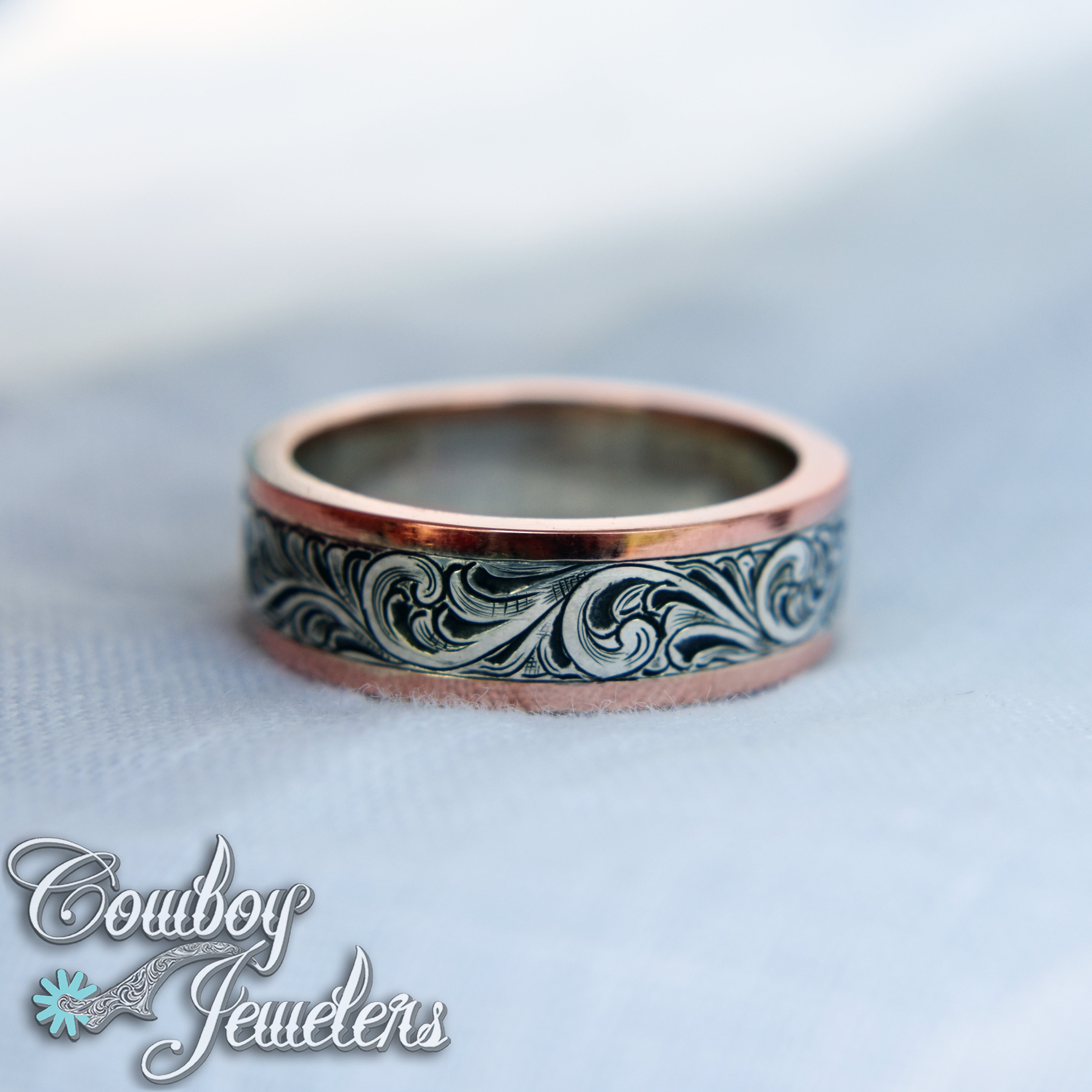 5507 rose gold and sterling band